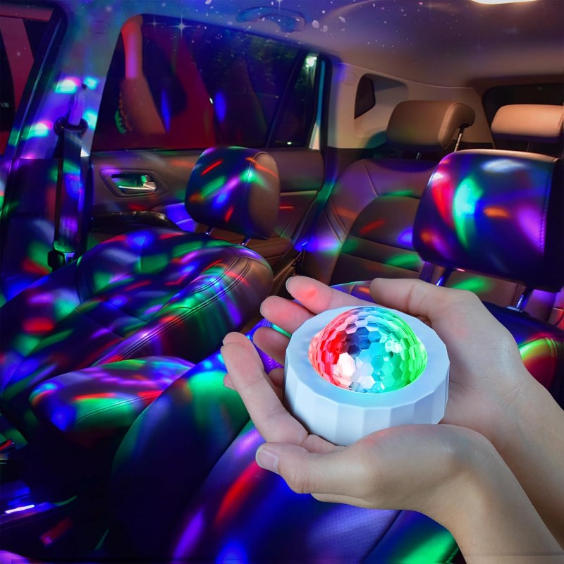 Audio Music Production - 자동차 디스코 공 충전식 배터리 자동차