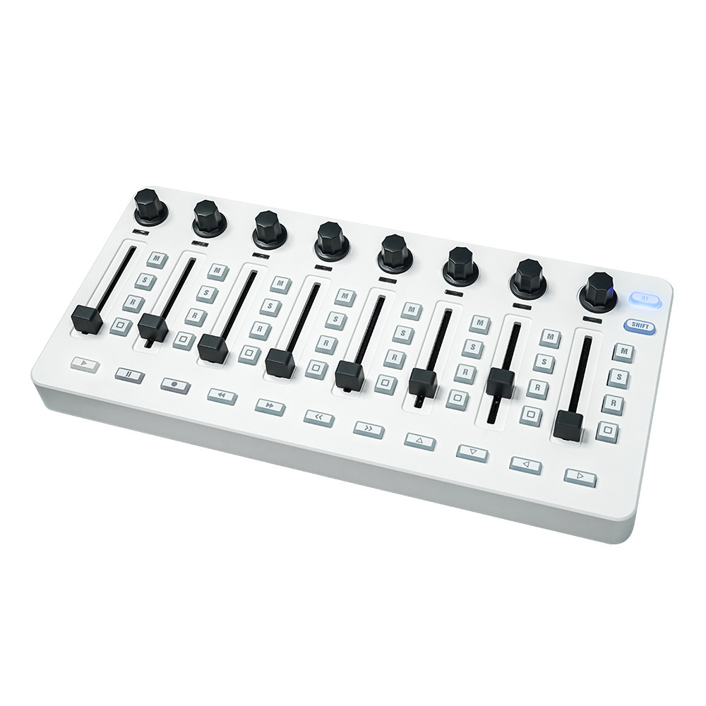 Audio Interface Usb - MIDI 컨트롤러 믹서, 8개의 엔코더, 소프트웨어