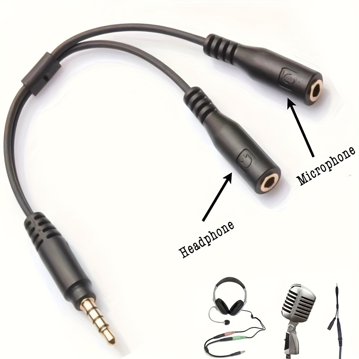 Audio Music Player - 3.5mm 스테레오 오디오 1남성 - 2여성