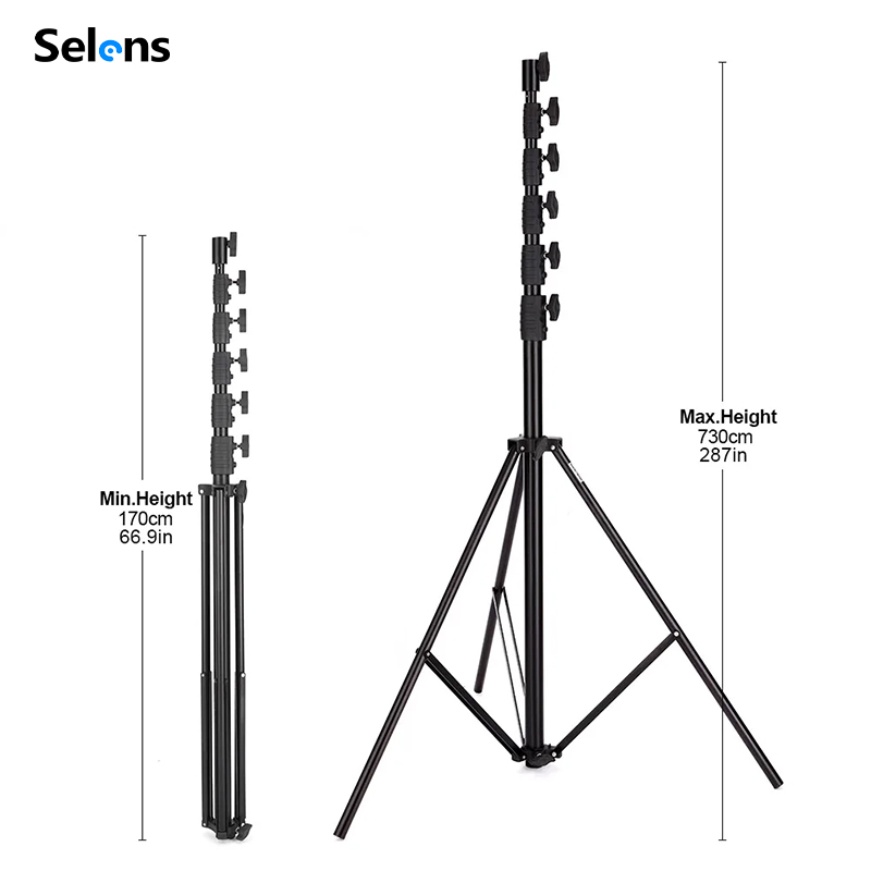 Speaker Stand Tripod - 셀렌스 7.3m 에어쿠션 라이트 스탠드 알루미늄