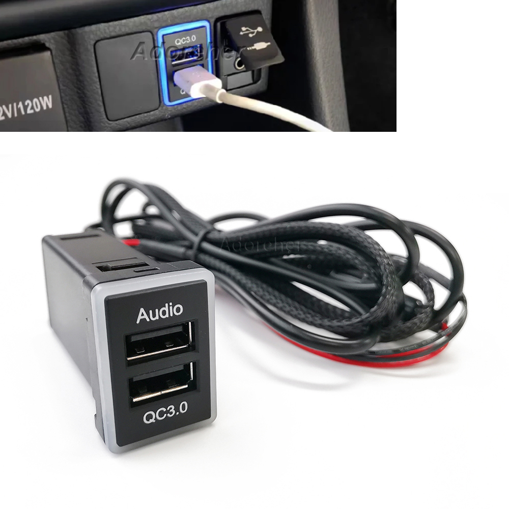 Audio Interface Usb - 1Pc 빠른 자동차 충전기 오디오 QC3.0