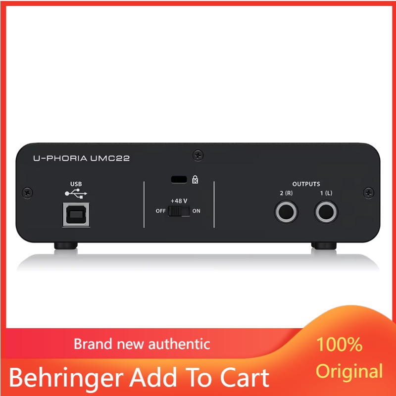베링거 UMC22 사운드 카드 2채널 USB 오디오 인 - Audio Interface Usb 리뷰 및 가격