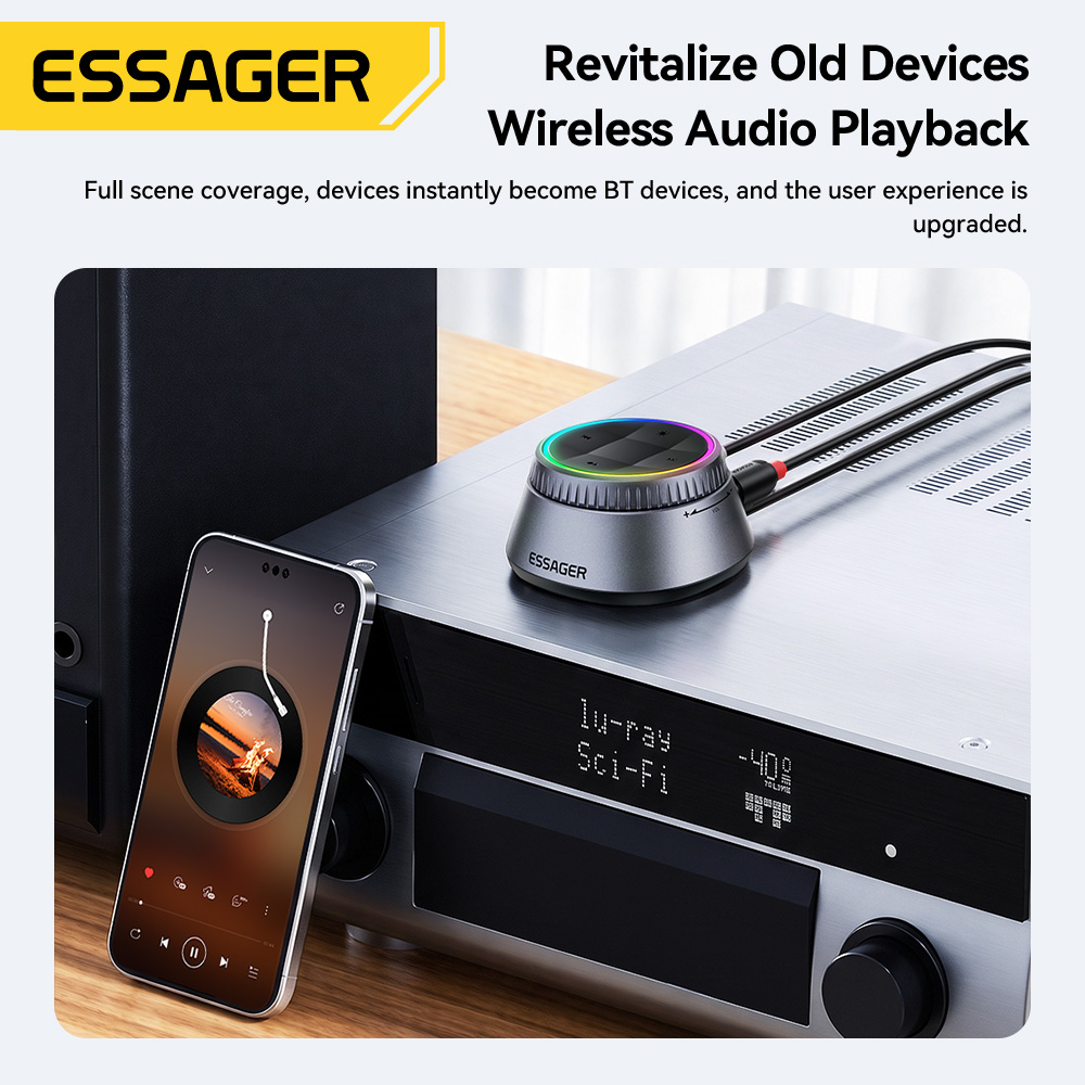 Essager 블루투스 6.0 오디오 리시버 무선 음악 - Audio Music Production 리뷰 및 가격