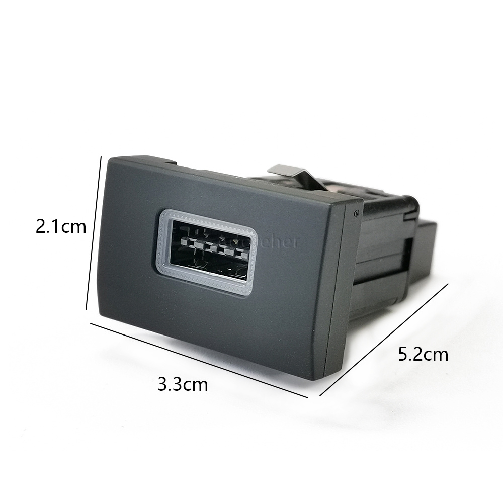 1PC 자동차 USB 입력 어댑터 소켓 오디오 라디오  - Audio Interface Usb 리뷰 및 가격