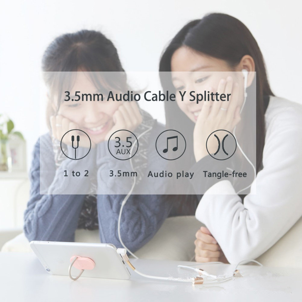 듀얼 3.5mm 오디오 라인 분배 케이블, 헤드폰 및  - Audio Music Free Online 리뷰 및 가격