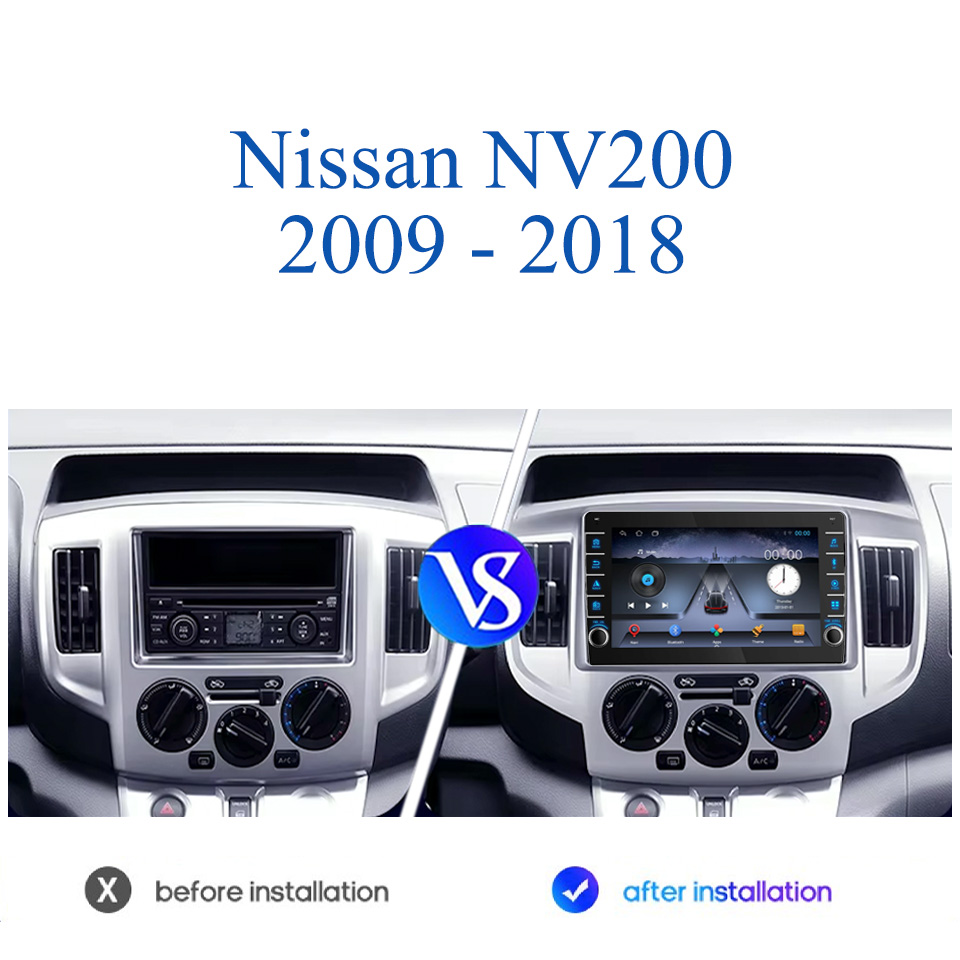 닛산 NV200 용 자동차 라디오 2009 2011 2 - Audio Music To Text 리뷰 및 가격