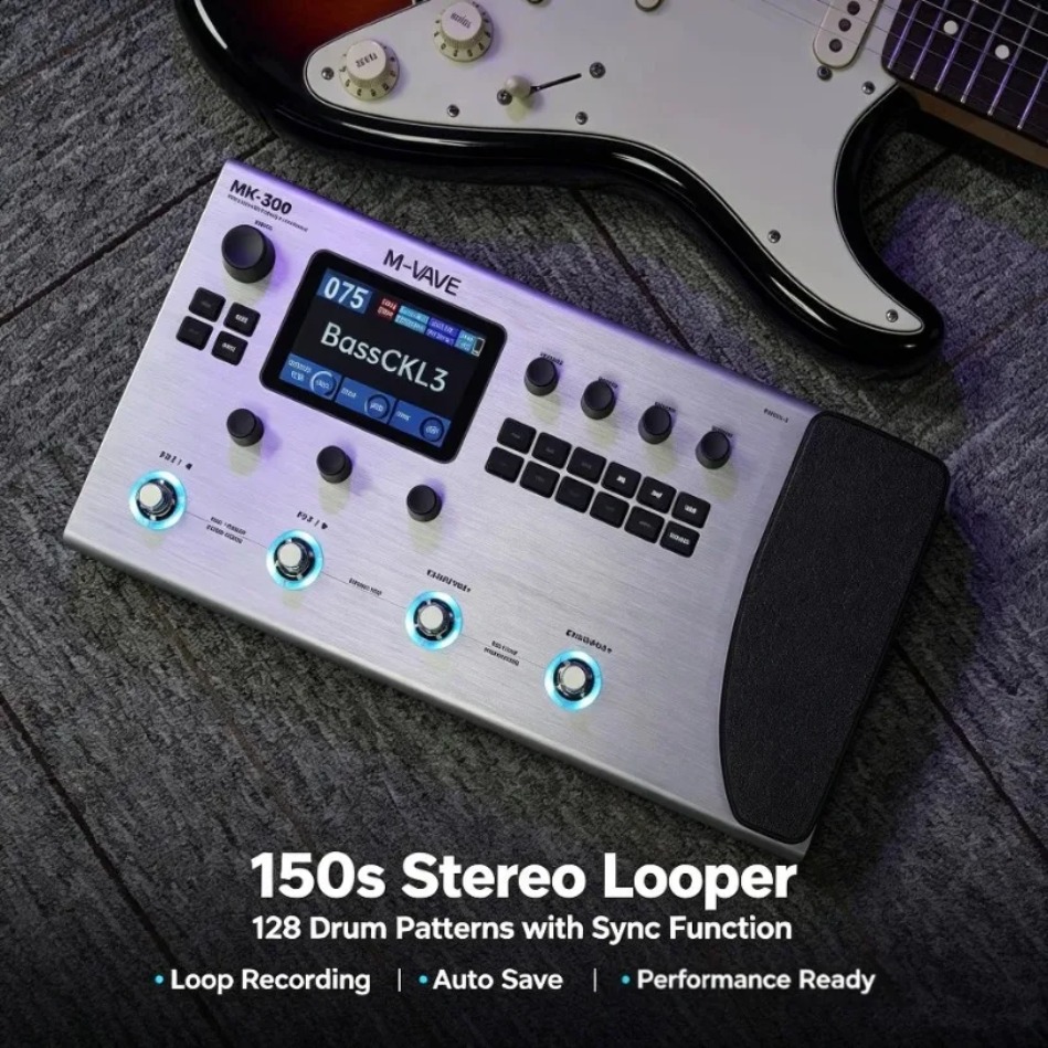 M-VAVE MK-300 무선 기타 앰프 모델러 프로세 - Audio Interface Usb 리뷰 및 가격