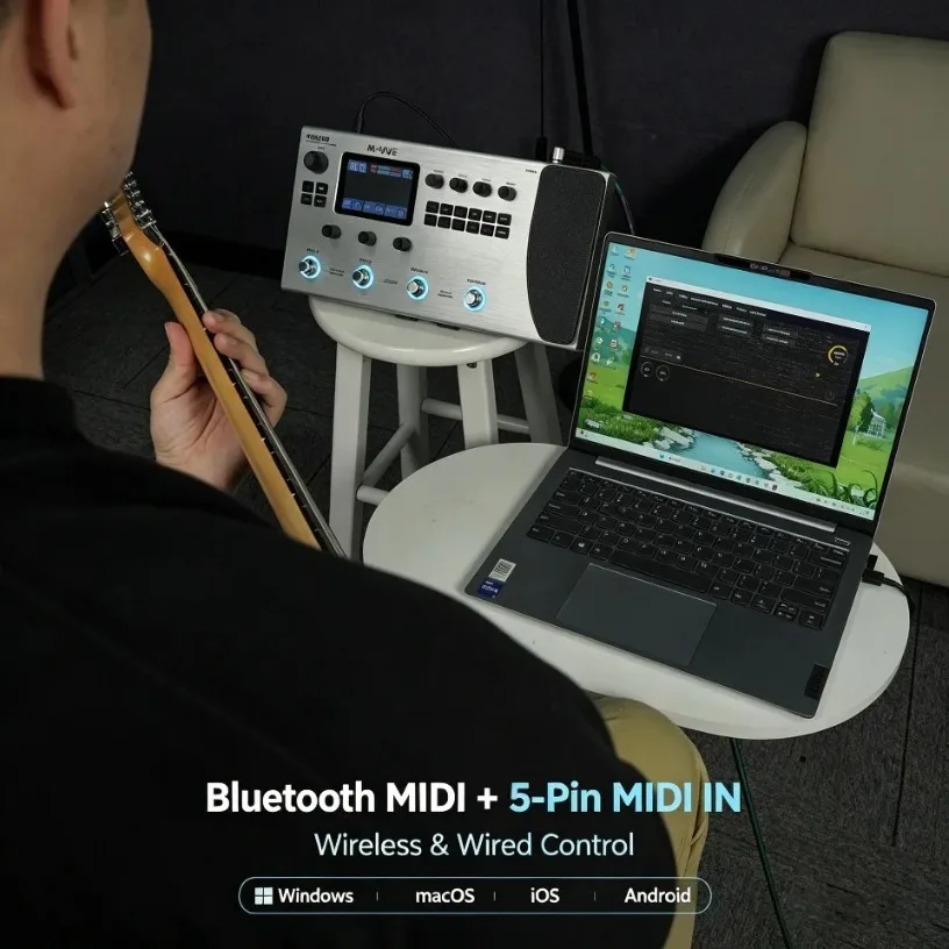 M-VAVE MK-300 무선 기타 앰프 모델러 프로세 - Audio Interface Usb 리뷰 및 가격