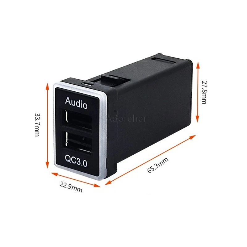 1Pc 빠른 자동차 충전기 오디오 QC3.0 USB 인 - Audio Interface Usb 리뷰 및 가격