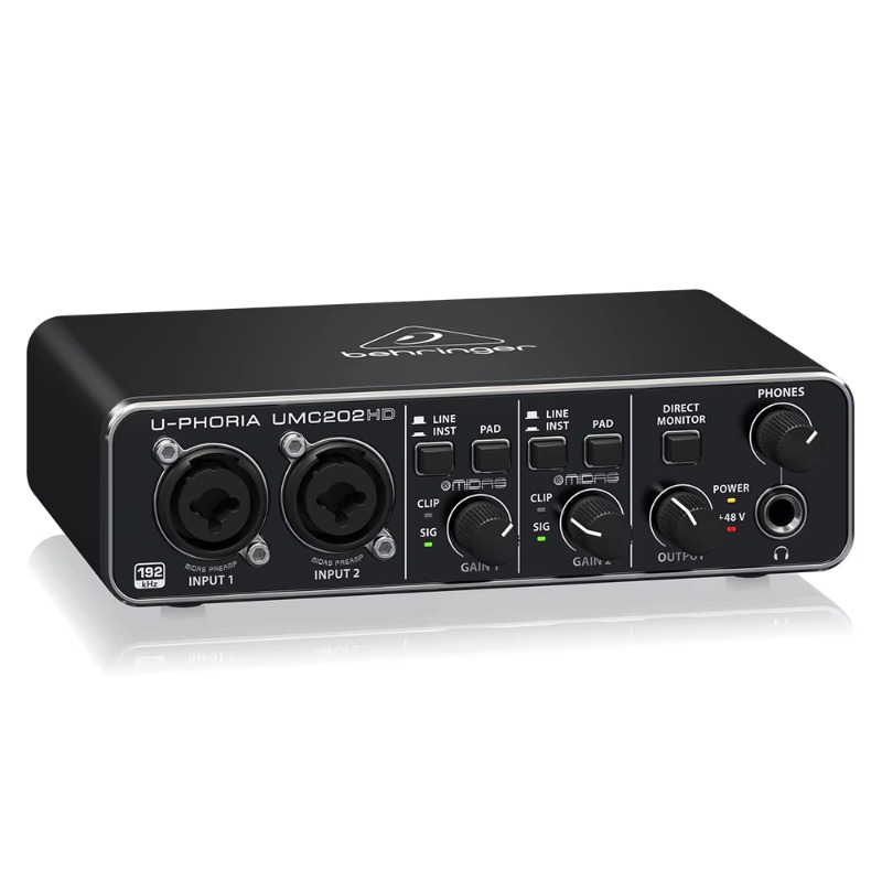 2026년형 베링거 U-포리아 UMC202HD 사운드  - Audio Interface Usb 리뷰 및 가격