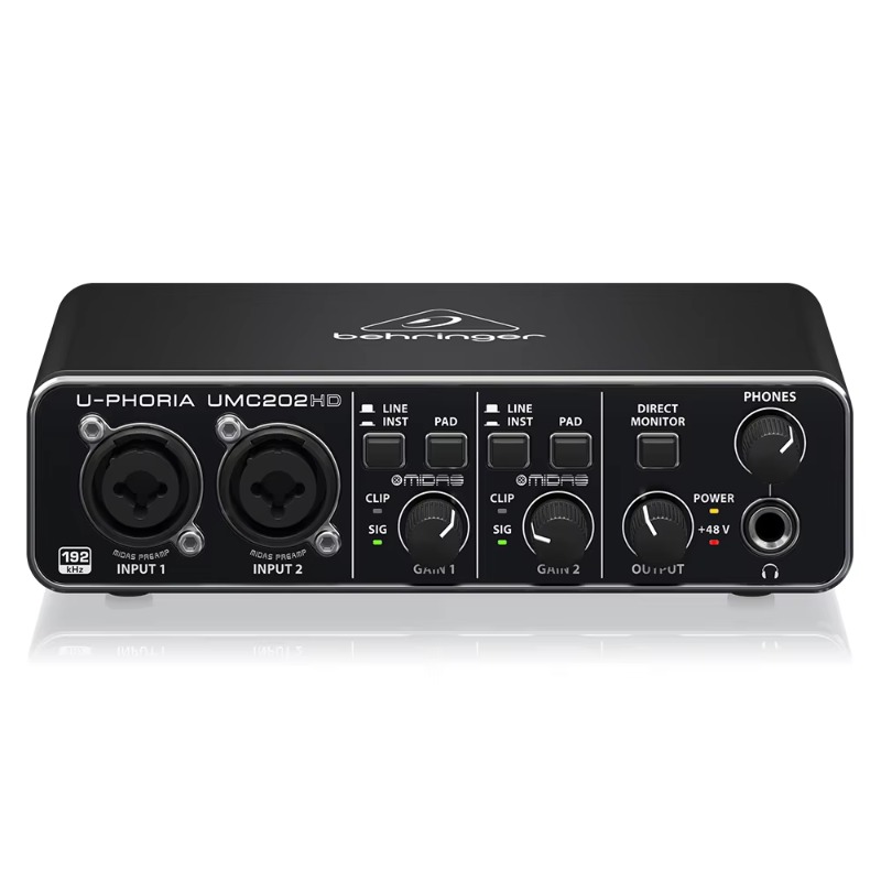 2026년형 베링거 U-포리아 UMC202HD 사운드  - Audio Interface Usb 리뷰 및 가격