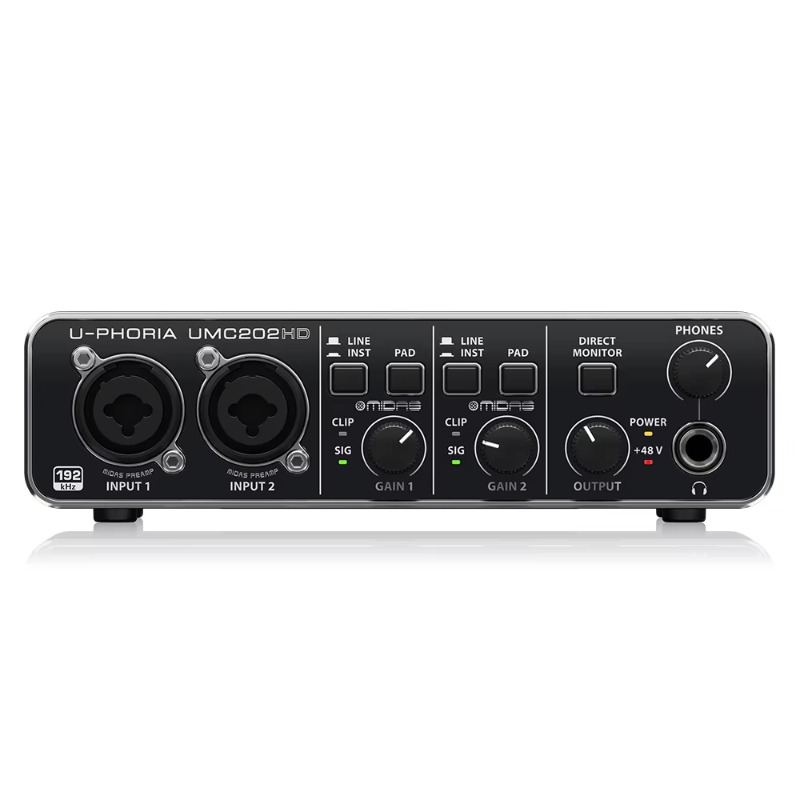 2026년형 베링거 U-포리아 UMC202HD 사운드  - Audio Interface Usb 리뷰 및 가격