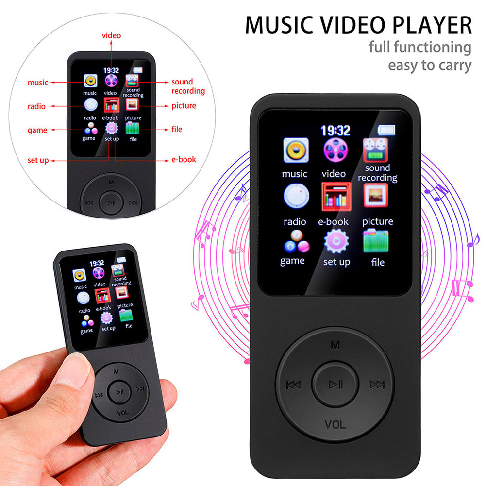 MP3 플레이어 1.8인치 스크린 음악 스테레오 플레이 - Audio Music Player 리뷰 및 가격